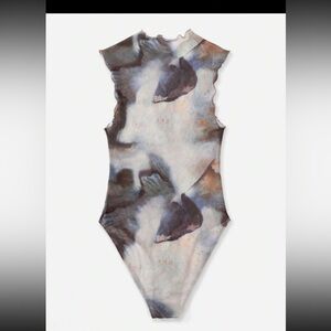Tye dye tank bodysuit